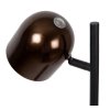 Lampa podłogowa LED metalowa nowoczesna minimalistyczna uniwersalna czarno-brązowa regulowana możliwość ściemniania SKANSKA RECH IP44 03749/03/96 LUCIDE
